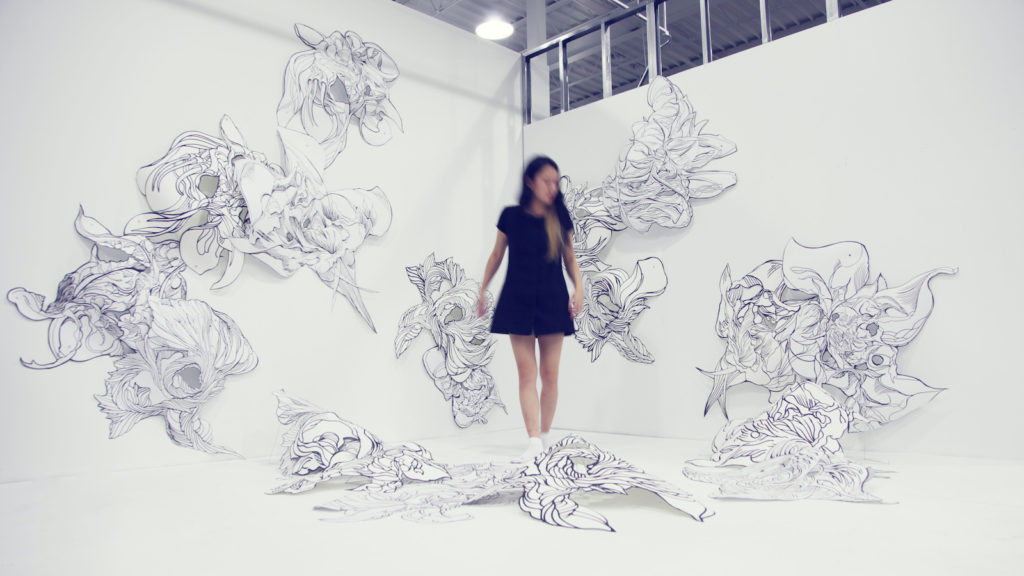 // drawing installations 2011 // Sougwen Chung (愫君)